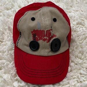 International Harvester toddler Adjustable Hat featuring a big tractor ¥